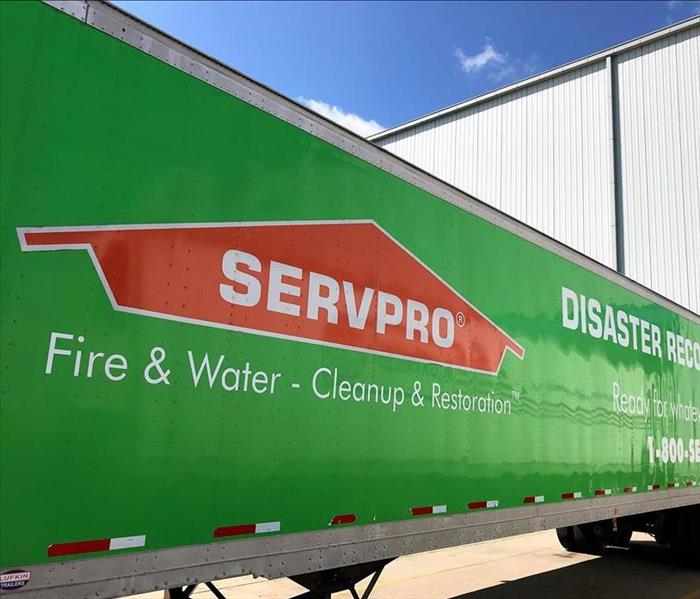 Servpro tractor trailer disaster response 